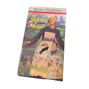 Vintage sound of music 2 pc set VHS tapes